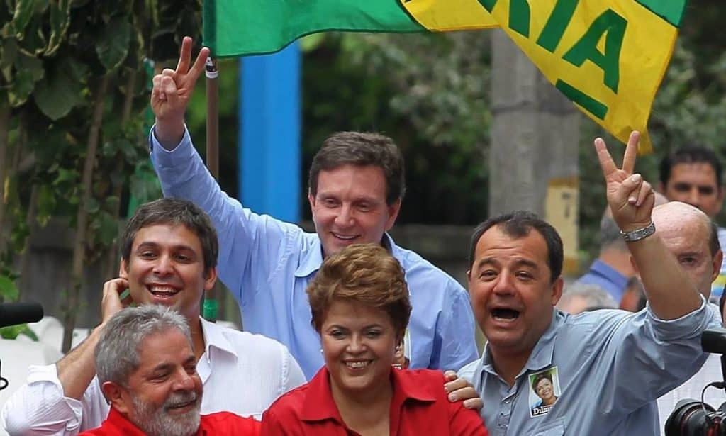 Crivella com Lindbergh Lula Dilma e Cabral Opinião: Decadência de Crivella favorece Luiz Lima nas eleições 2020 do Rio de Janeiro