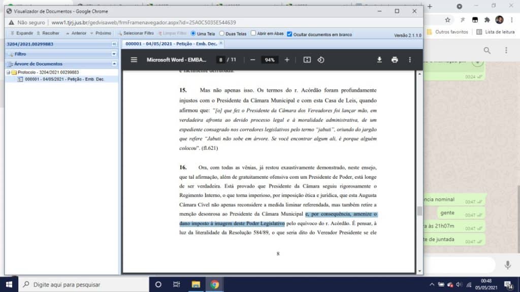 A Semana da Política do Rio de Janeiro em notas 2 WhatsApp Image 2021 05 08 at 01.30.58 A Semana da Política do Rio de Janeiro em notas