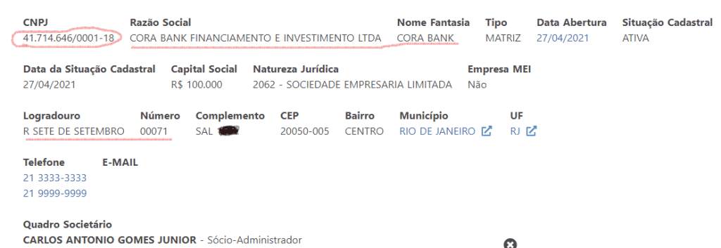 Golpe novo na pista: empresa vende carros pela Internet, mas compradores não recebem nada após o pagamento 2 cnpj 1 Golpe novo na pista: empresa vende carros pela Internet, mas compradores não recebem nada após o pagamento