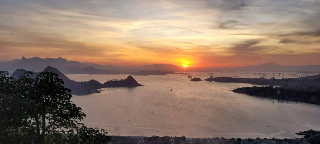 Pôr do Sol no Parque da Cidade em Niterói