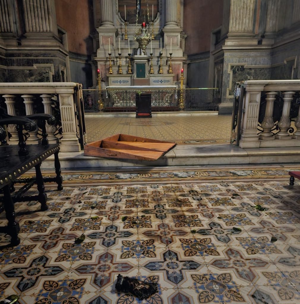 Homem é preso no Centro do Rio após tentar incendiar a Igreja da Candelária 3 WhatsApp Image 2023 10 24 at 11.10.29 Homem é preso no Centro do Rio após tentar incendiar a Igreja da Candelária