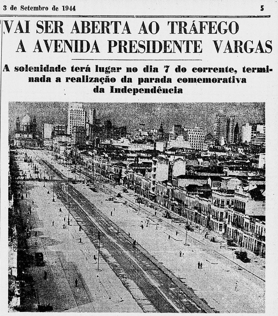 09 Correio da Manna 3 set 1944 Itinerários de Getúlio Vargas no Rio, antiga Capital Federal