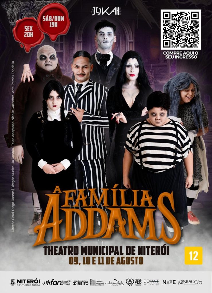 WhatsApp Image 2024 08 01 at 14.42.46 Theatro Municipal de Niterói recebe peça ‘A Família Addams’ neste fim de semana