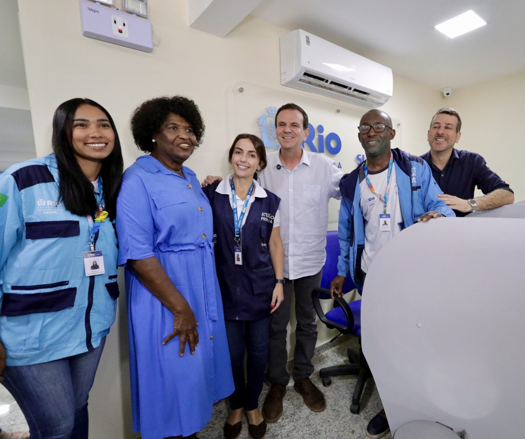 Clinica3 Foto BETH SANTOS Eduardo Paes visita clínica da família no Chapéu Mangueira e Babilônia e anuncia nova unidade de saúde no Vidigal