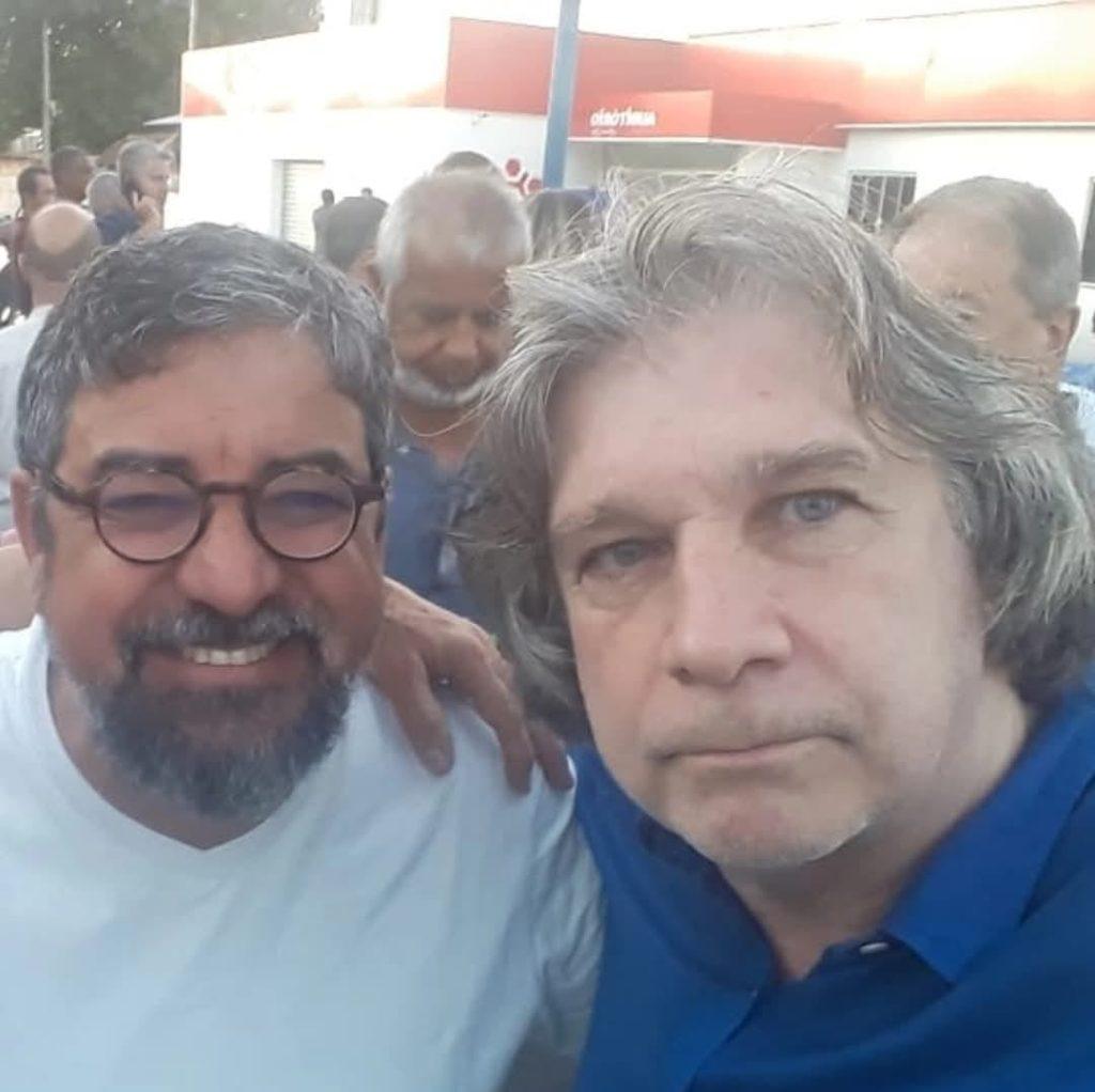 Sady Bianchin assume Secretaria de Cultura e Utopias com foco na inovação cultural 1 Washington Quaquá e Sady Bianchin em Maricá (foto: divulgação)